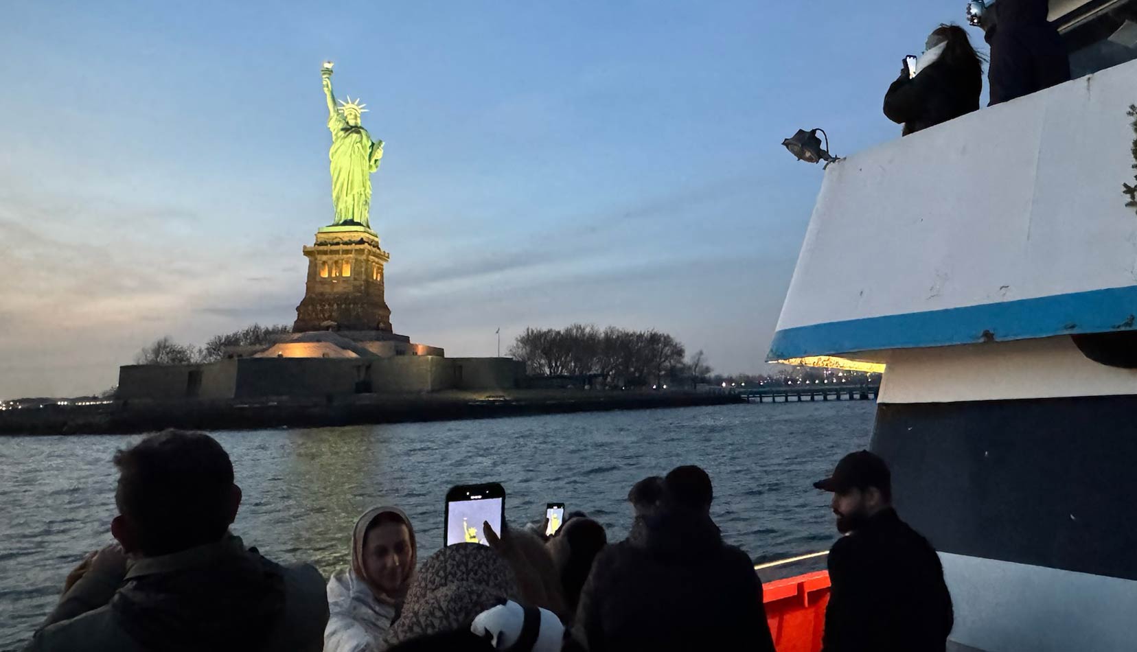 Great views of the Statue of Liberty during the sightseeing cruise.