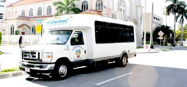 One of the many buses Admiral Tours uses for their city tours. 