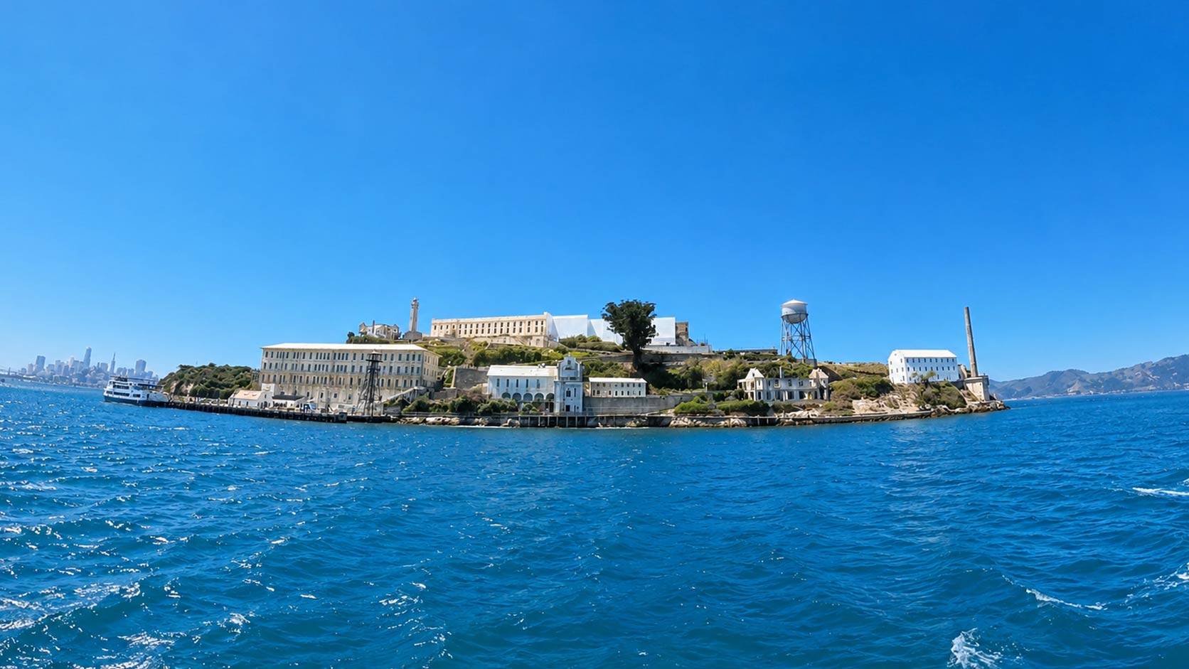 The highlight of each San Francisco Skyline Cruises is Alcatraz.