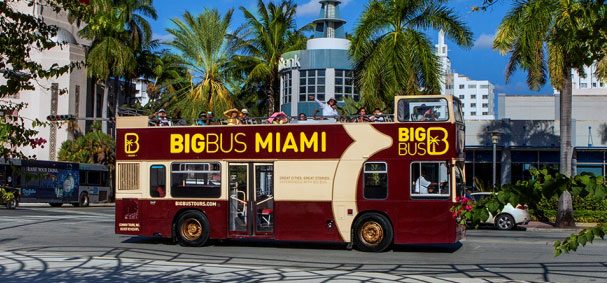 A Big Bus Tour includes a stop near Lincoln Road. 