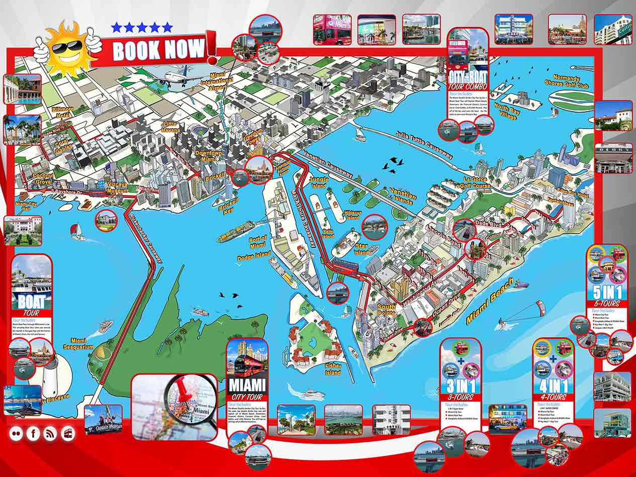 The Double Decker tour map shows you all the spots. 