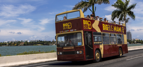 The Big Bus has the nicest double decker buses in Miami.