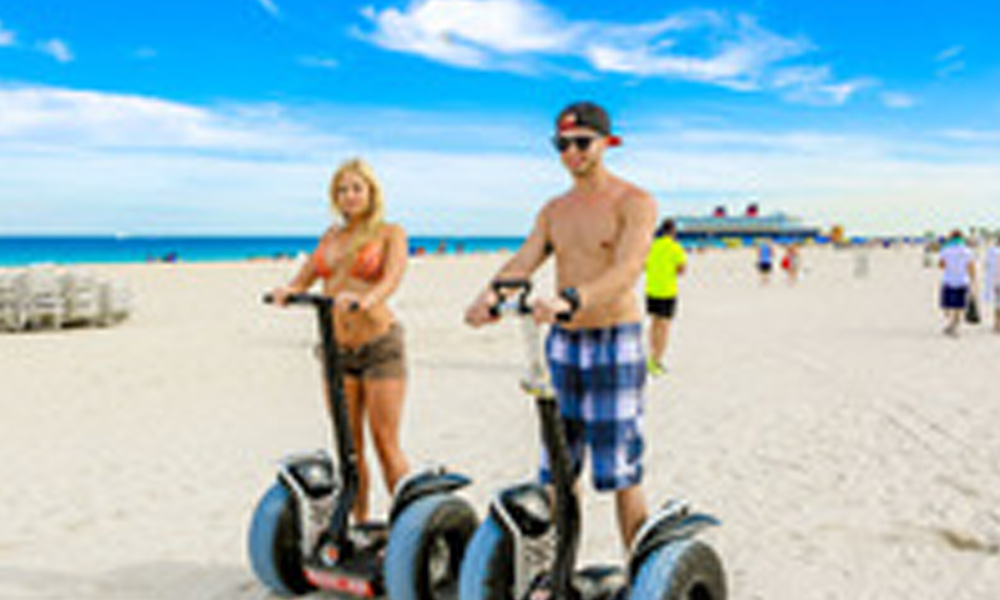 The Segway Tours even allow you to ride across the beach in Miami.