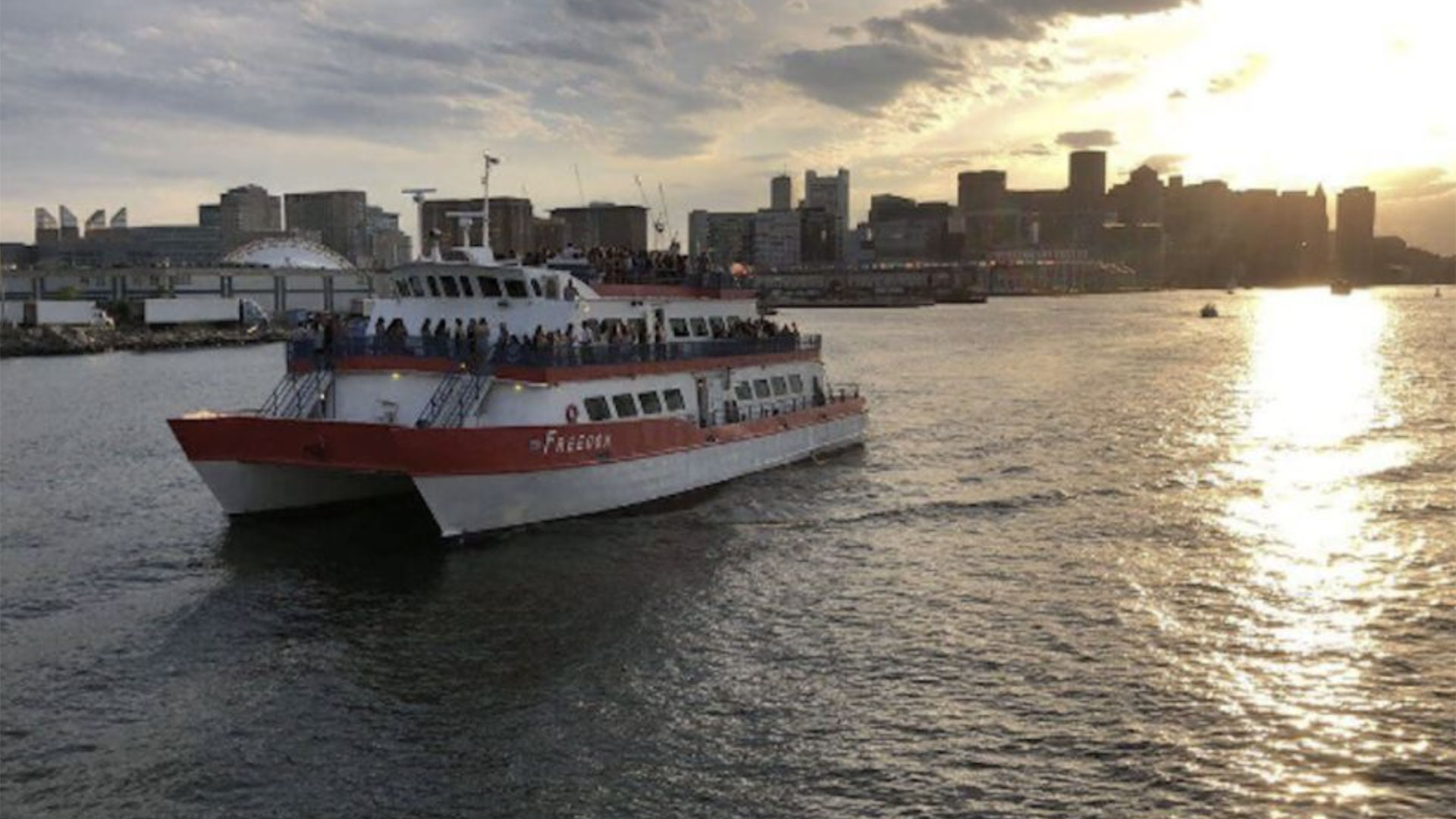 Boston Harbor Sunset Cruise 01