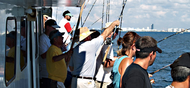 Things heat up as the competition for the biggest fish begins. 